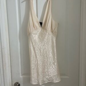 RARE Vintage Cream Lace Nightgown